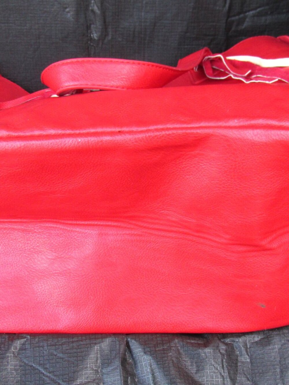 Taleen Red Fringed Handbag - Picture 10 of 14